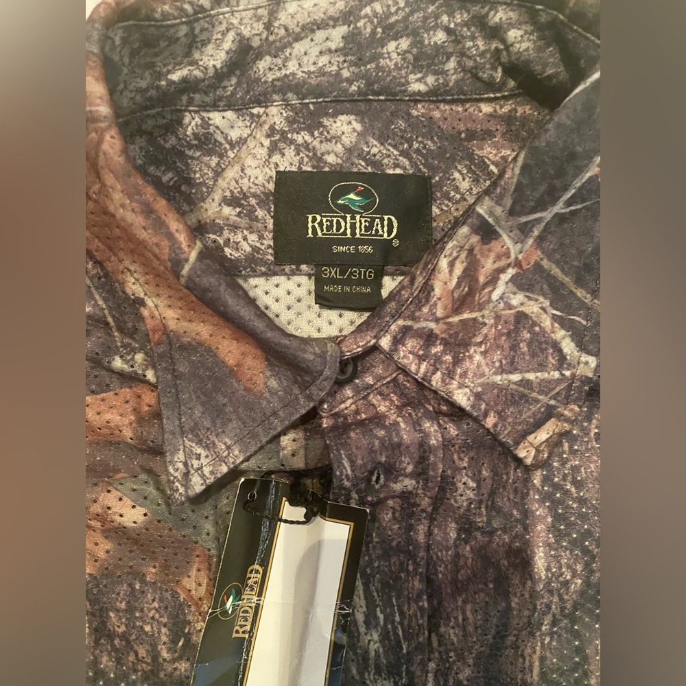 RedHead Camouflage Button-Up Shirt/Smock.